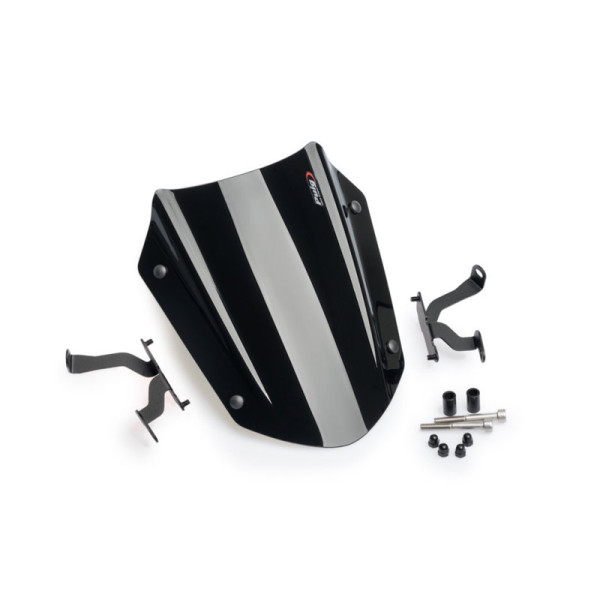 Puig New Generation Adjustable Sport Screen Black